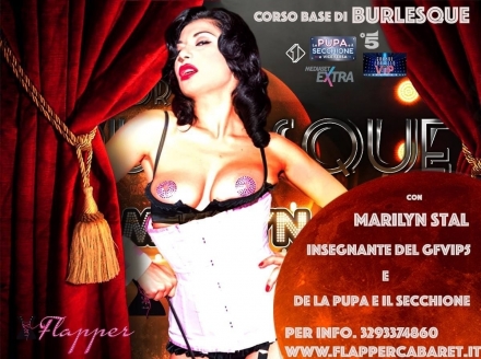 CORSO DI BURLESQUE BASE 29 MARZO 2023 - Flapper Cabaret